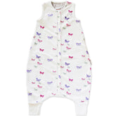 Woolino butterfly sleeping sack front view with soft merino lining