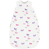 Woolino Merino Sleep Bag butterfly cover for cozy nights and gentle mornings.
