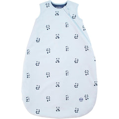Woolino Panda merino sleep bag two-way zipper for quick changes.