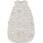Woolino sleeping bag with closed zipper showing snug design for safety