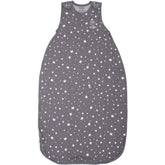 Woolino star-gray sleeping sack with merino wool lining for breathable warmth