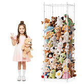 WORLDMX metal storage frame for stuffed animals, durable and visible