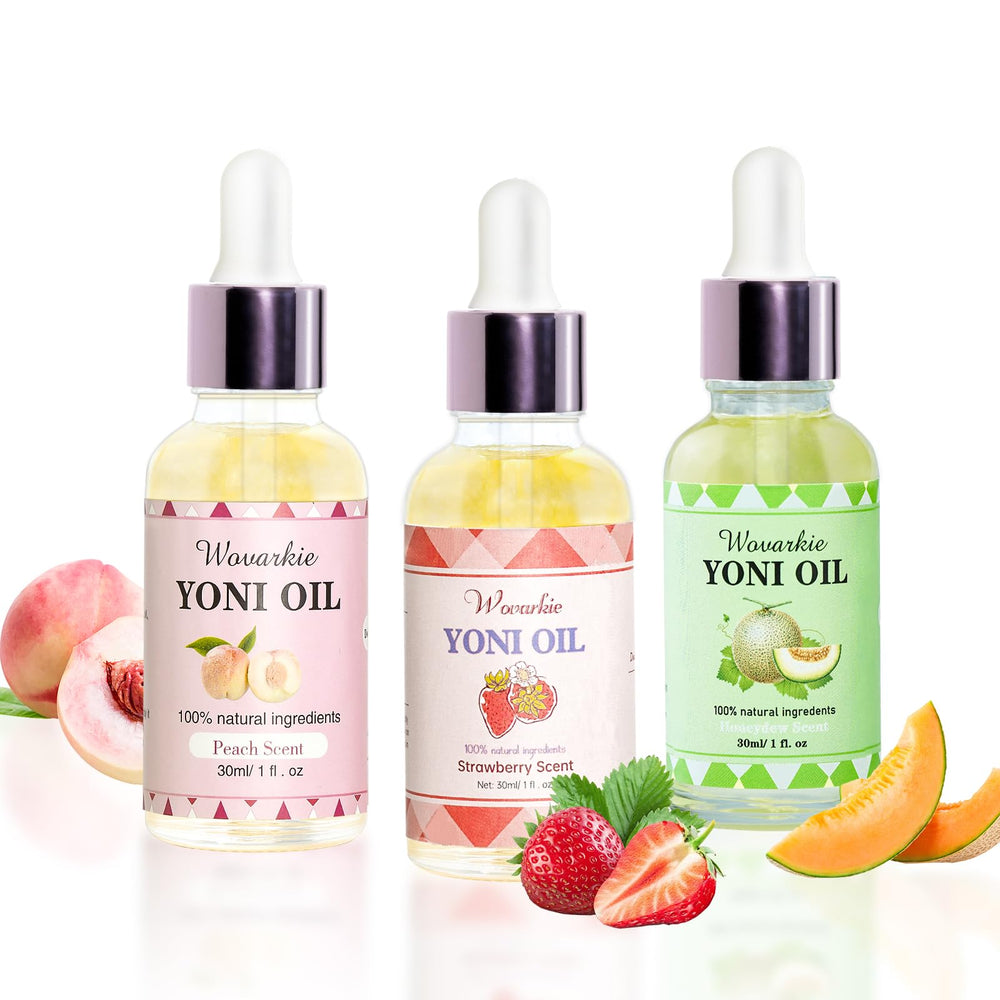 Wovarkie Yoni Oil set of 3 bottles for daily moisturization