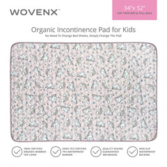 WOVENX pad featuring VOC-free TPU barrier for safe use.