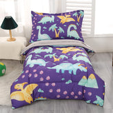 Wowelife dinosaur toddler comforter purple for cozy, restful nights