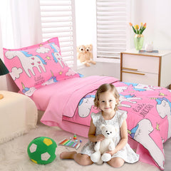 Wowelife unicorn pink top sheet, soft breathable coverage for naps