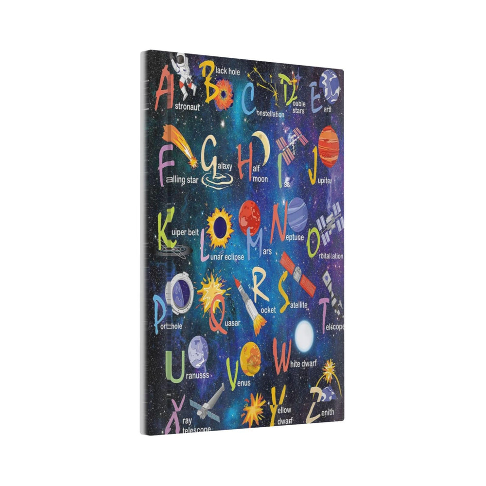 Wpshijia ABC outer space wall plate adds galaxy-themed charm to a nursery.