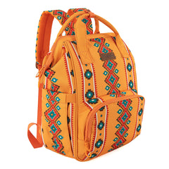 Wrangler Aztec Backpack front view with organized pockets for quick access