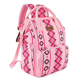 Wrangler Aztec Backpack front view showing organized space for daily use