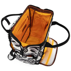 Wrangler Aztec Backpack insulated bottle pockets help maintain temperature on trips.