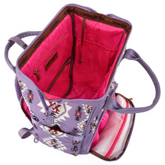 Wrangler Aztec Backpack insulated pockets keep bottles ready on the go.