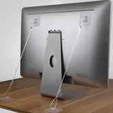 WRICHEAR anti-tip straps secure a TV on a table for stability
