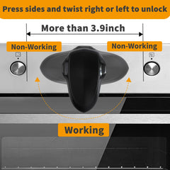 WRICHEAR knob covers closeup shows durable high-temp plastic