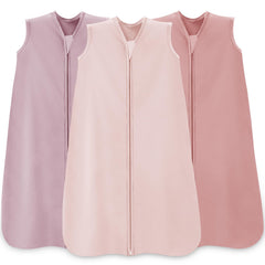 Wrrernsin baby sleep sack front view in breathable cotton for gentle nights.