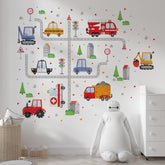 WS Wallpaper Lipastick car wall decal for kids' rooms adds playful transport decor.