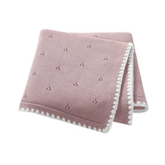 Wugugu baby knit blanket ultra-soft blanket for newborn comfort