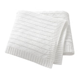 Wugugu baby receiving blanket in diamond pattern, cozy warmth for newborns