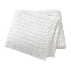 Wugugu baby receiving blanket in diamond pattern, cozy warmth for newborns