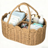 wwmayfeel diaper caddy organizer with removable divider for easy changes.