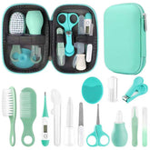 WXA Baby Grooming Kit contents organized for easy at-home care