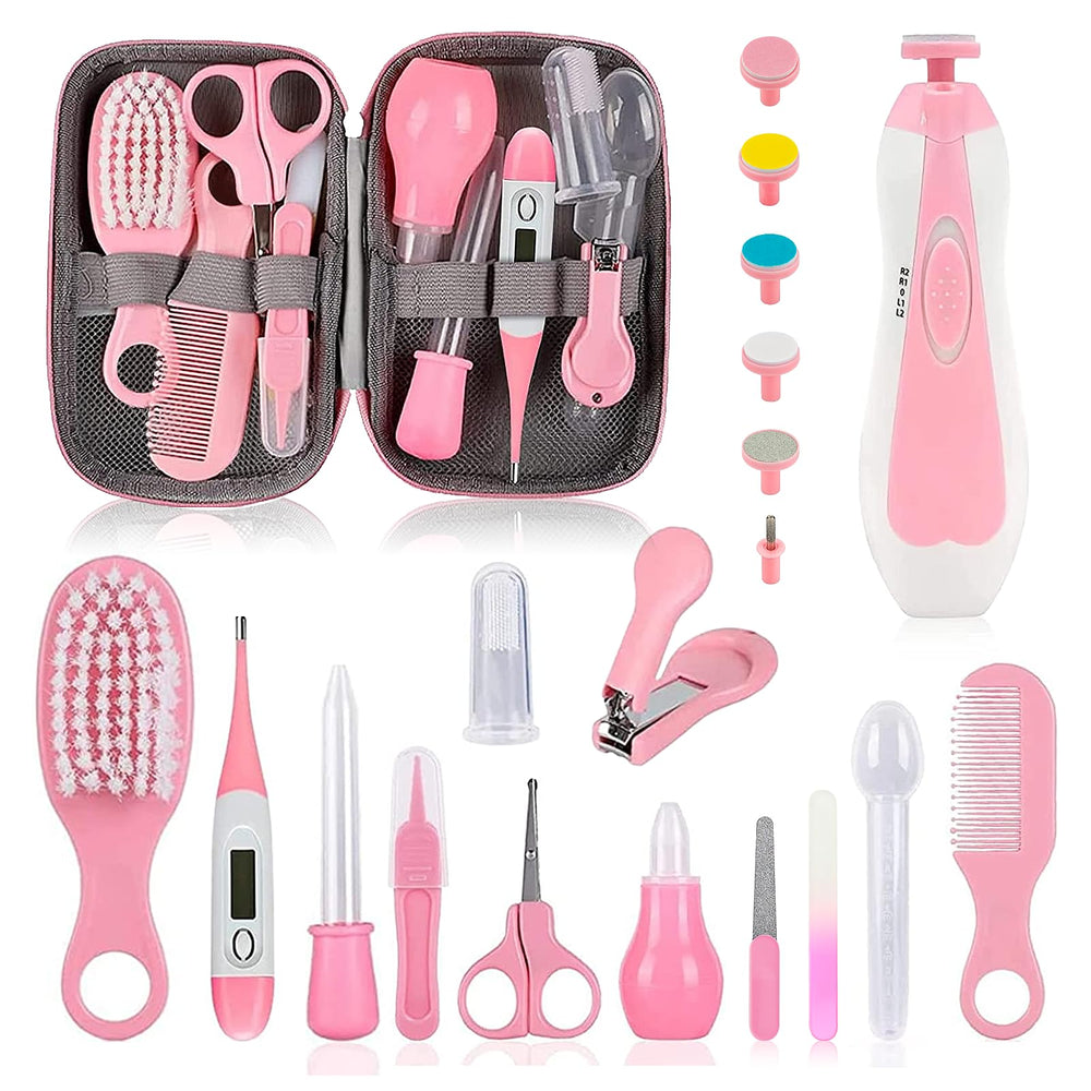WXA Baby Grooming Kit storage box open, keeping baby essentials organized and at hand.