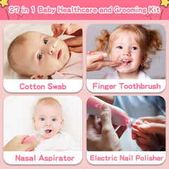 WXA infant comb with rounded teeth for safe grooming.