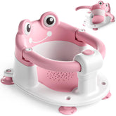 WyfKyd baby bath seat with 360-design provides secure, comfortable bathing.