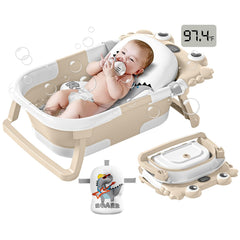 WyfKyd collapsible baby bathtub folding design for compact storage.