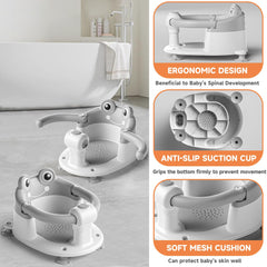 WyfKyd infant chair made with non-toxic materials for worry-free bath time.