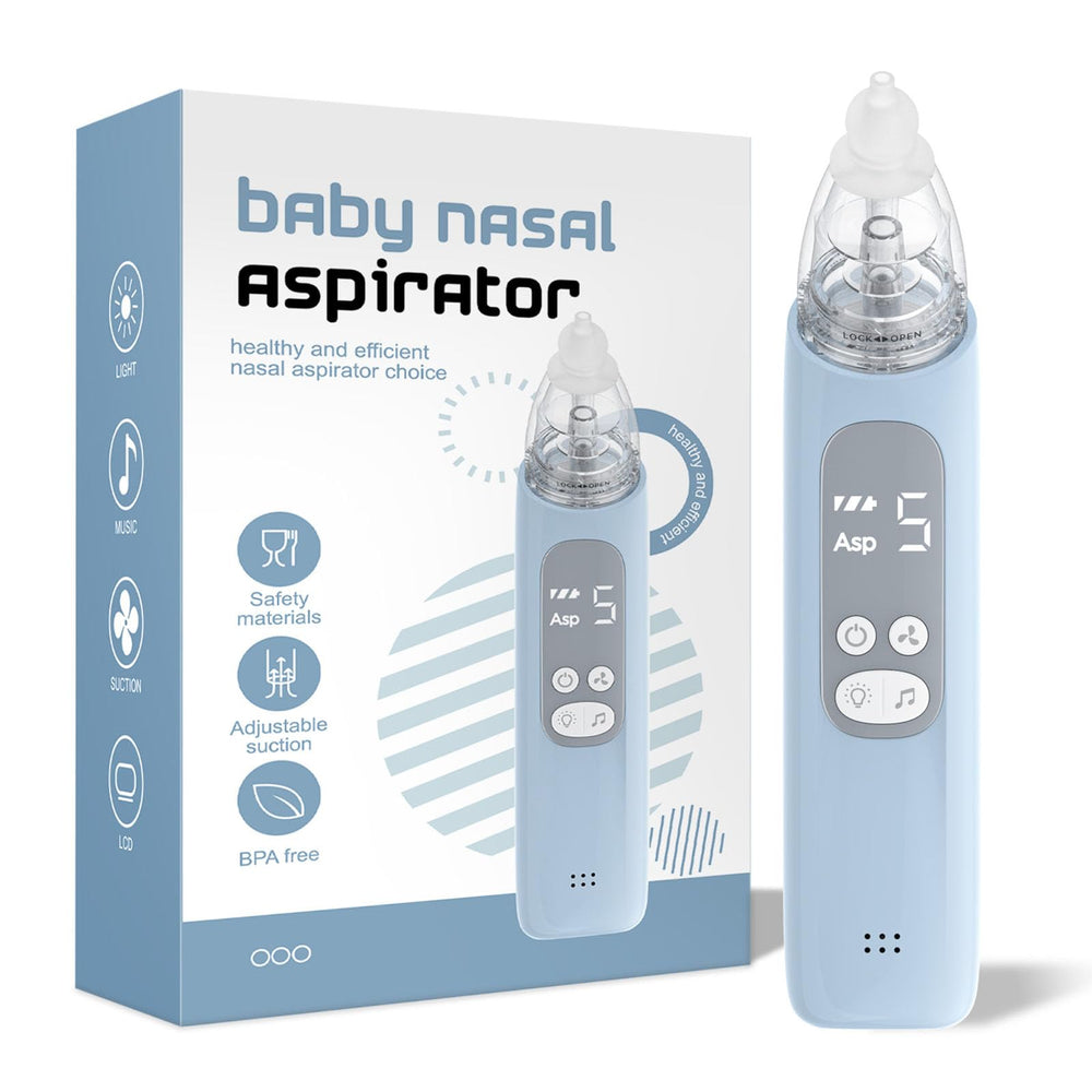 X-Bosak nasal aspirator shows suction levels for gentle, customizable relief.