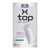 X Top Men Incontinence Pouch Level 3 front view with 360-degree protection