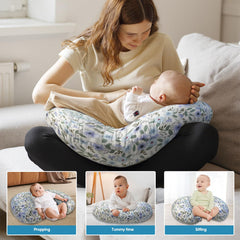 x-vesolje nursing pillow features breathable 3D-fiber core for airy softness.