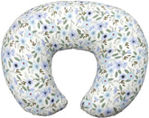 x-vesolje nursing pillow in ergonomic C-shape supports comfortable feeding positions.