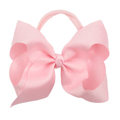 Xansema baby headbands pink flat lay, perfect for coordinating outfits