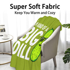 XaocNyx crib-size Pickle Throw Blanket 40x50 in green, ideal for nursery comfort.