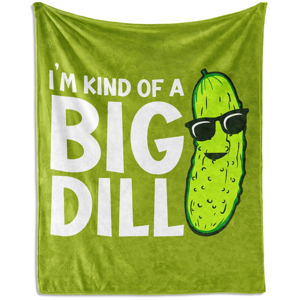 XaocNyx Pickle Throw Blanket in green with plush, soft texture for cozy moments.