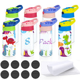 XccMe Kids Sublimation Tumbler bottle front view shows vibrant customization for on-the-go hydration.