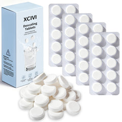 XCivi descaling tablets in a water reservoir remove mineral buildup for clean baby gear