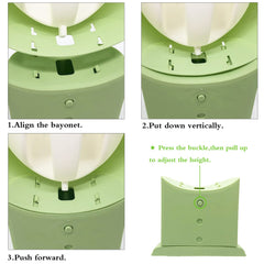 Xeehwb Matcha Green Frog-shaped Urinal offers playful appeal to engage young learners