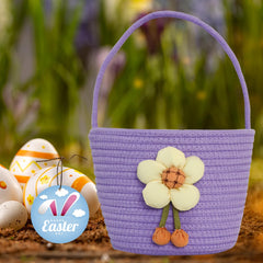 XENTUMI Easter basket includes a decorative card for a personalized touch.