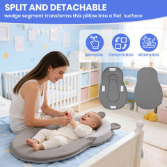 XFaa Rootling memory-foam core pillow maintains shape for lasting support.