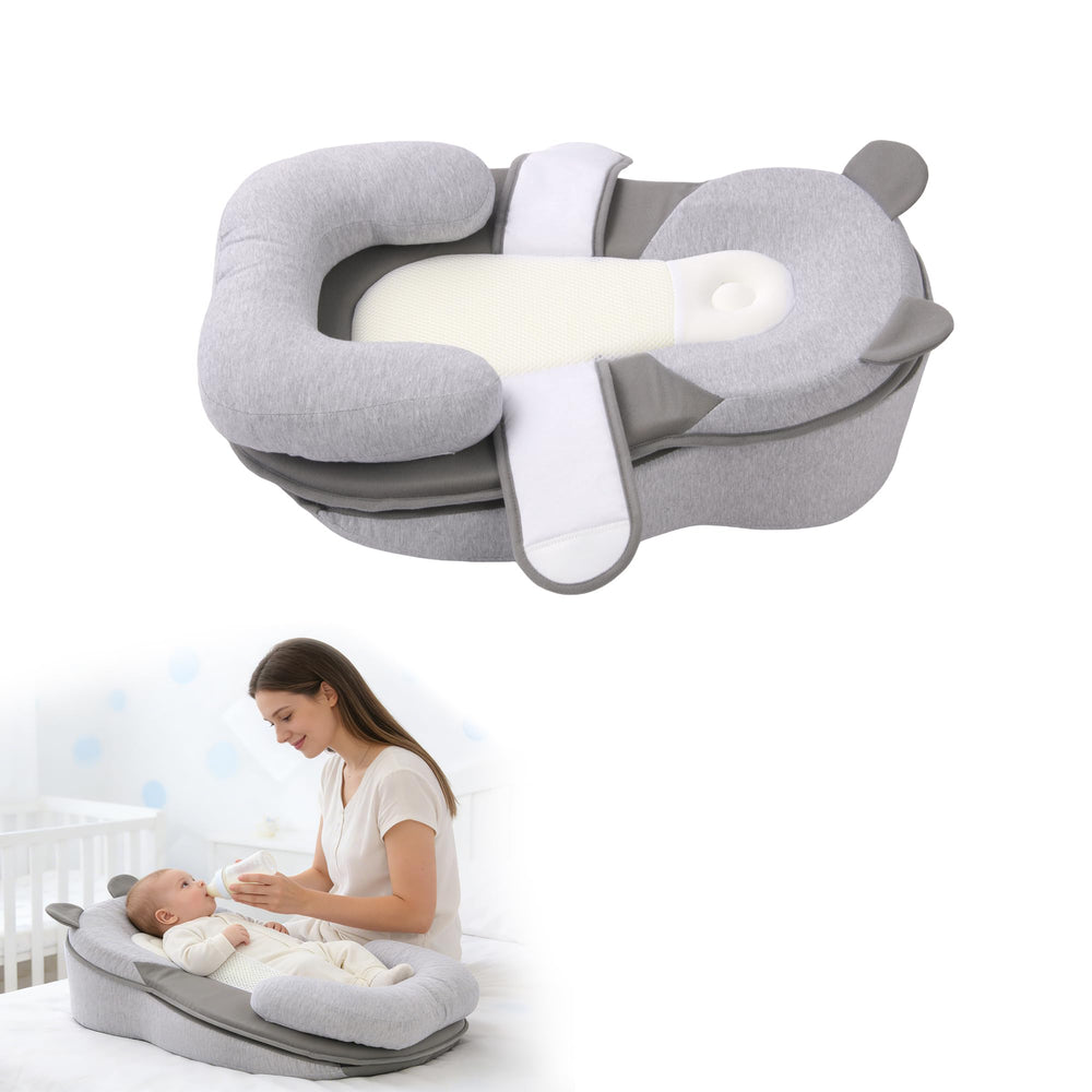 XFaa Rootling feeding pillow with detachable wedge for comfortable feeds.
