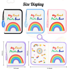 Xfveiwoo holds 21 4x6 photos in clear pockets for easy viewing.