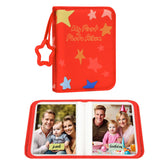 Xfveiwoo baby's first photo album with red cover for family memories.