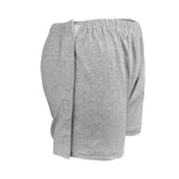 XGOPTS tear-away shorts front view with snap closure for easy dressing.