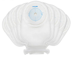 XHIVAR ostomy bag one-piece system exterior view for secure fit and easy drainage.