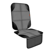 XHYANG car seat protector gray cover shields upholstery during family rides.