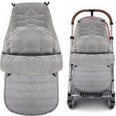 XIFAMNIY toddler bunting bag with waterproof outer layer for rainy days.