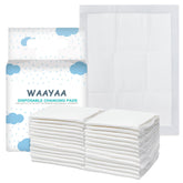 XIGGA disposable diaper pad 25-pcs pack keeps surfaces clean on the go.