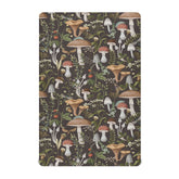 Xigua mushroom fitted crib sheet forest pattern offers soft comfort for naps.